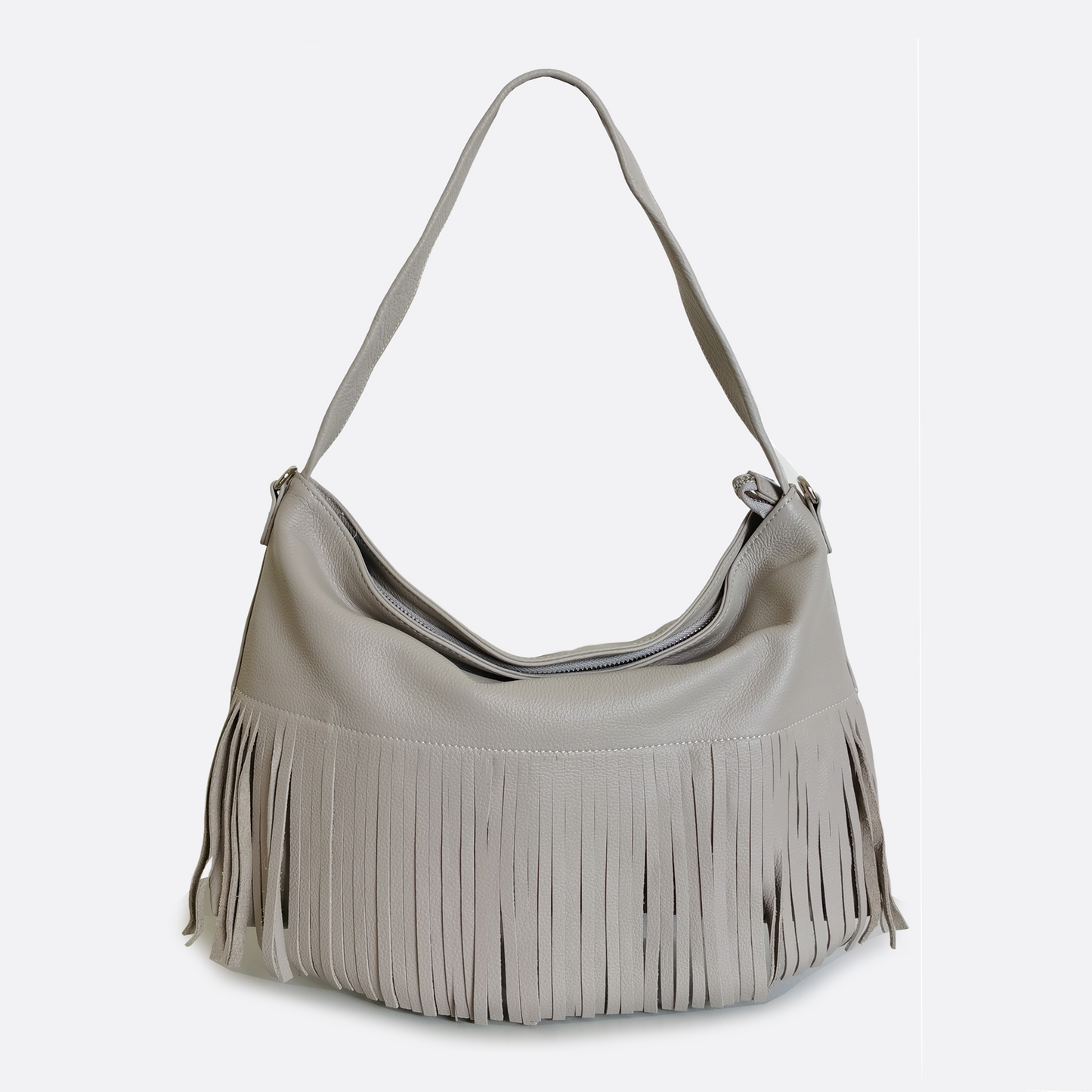 Women's genuine cowhide leather hobo bag Tassel Dilla V2 design
