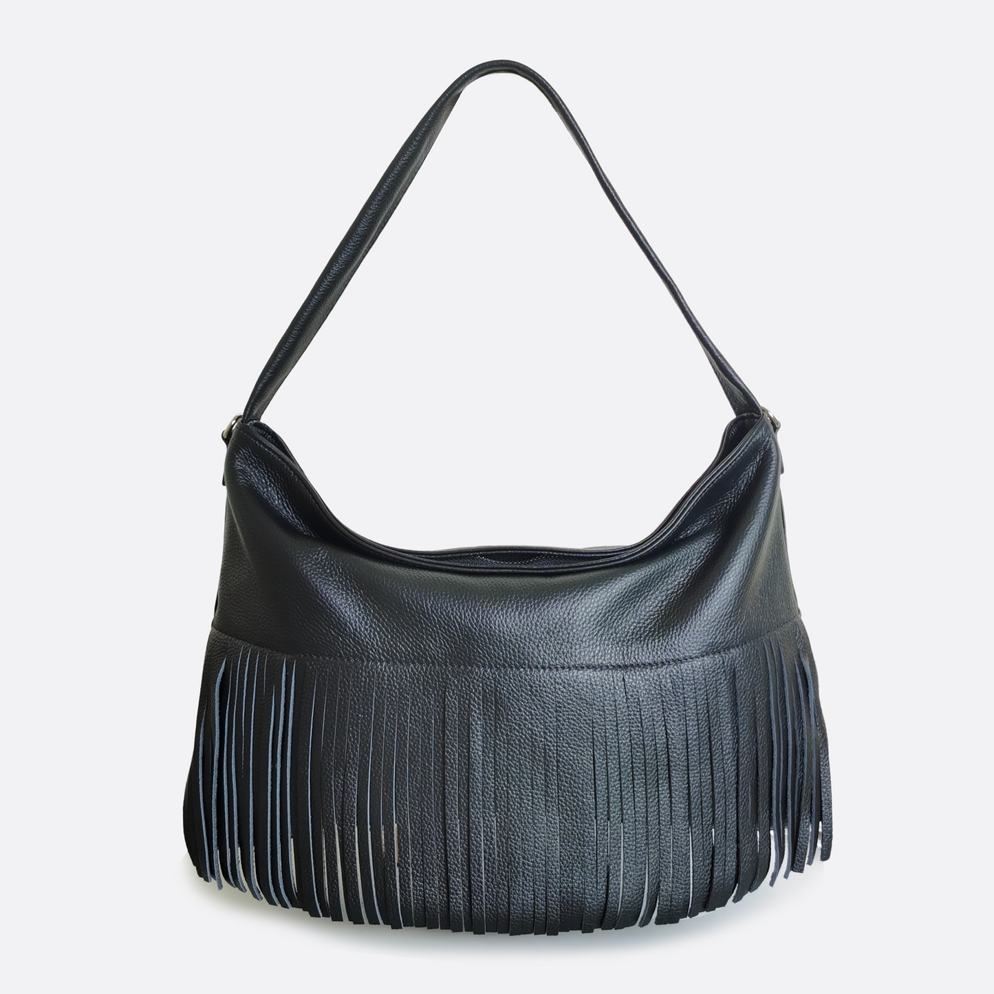 Women's genuine cowhide leather hobo bag Tassel Dilla V2 design