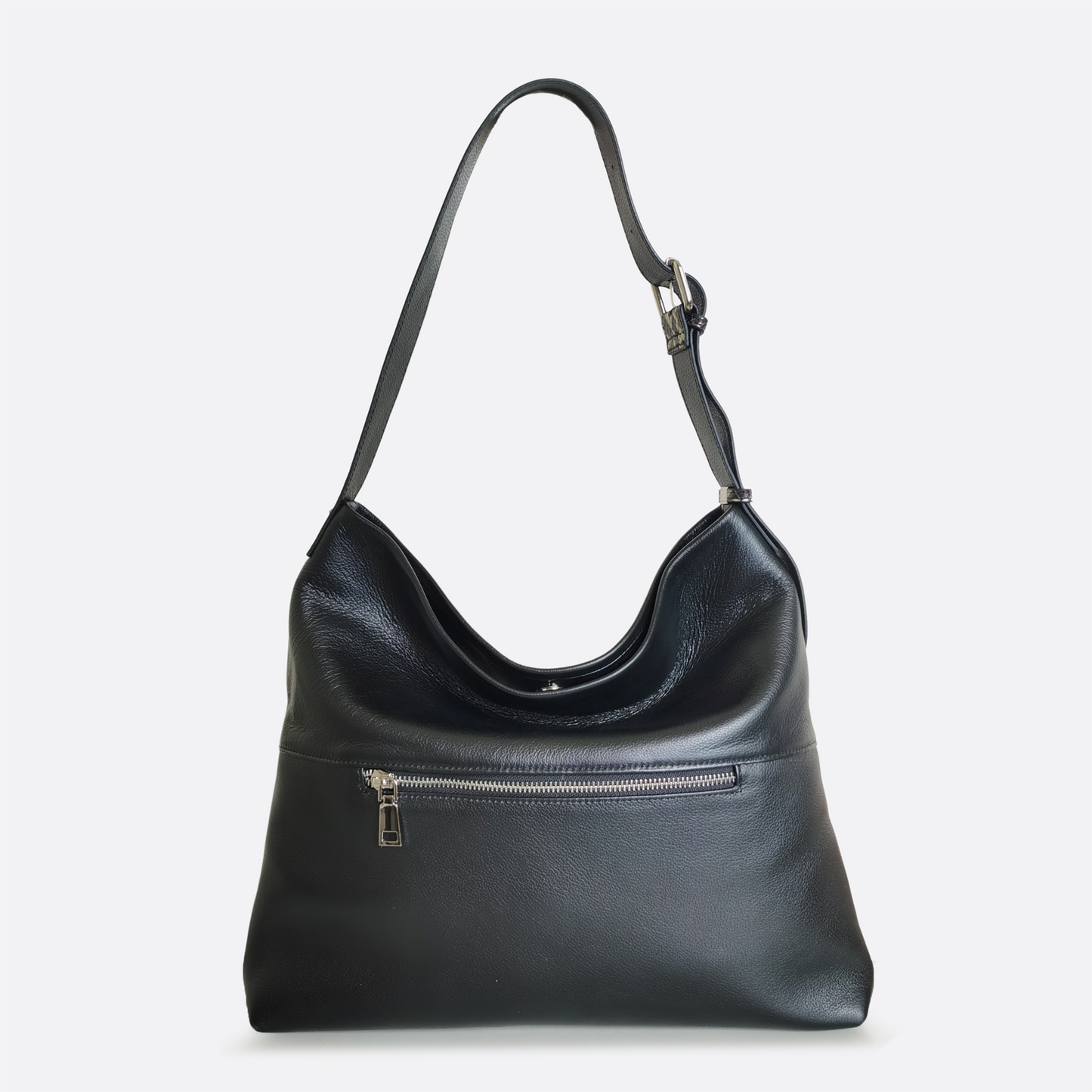 Women's genuine cowhide leather handbag Reza design with python print