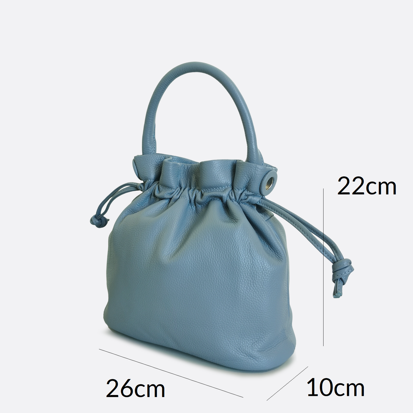 Women's genuine cowhide leather handbag Fuku V2 design