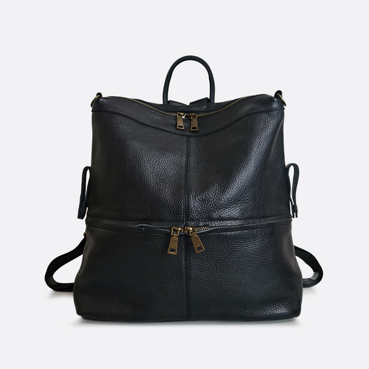 Women's genuine cowhide leather backpack Reza design