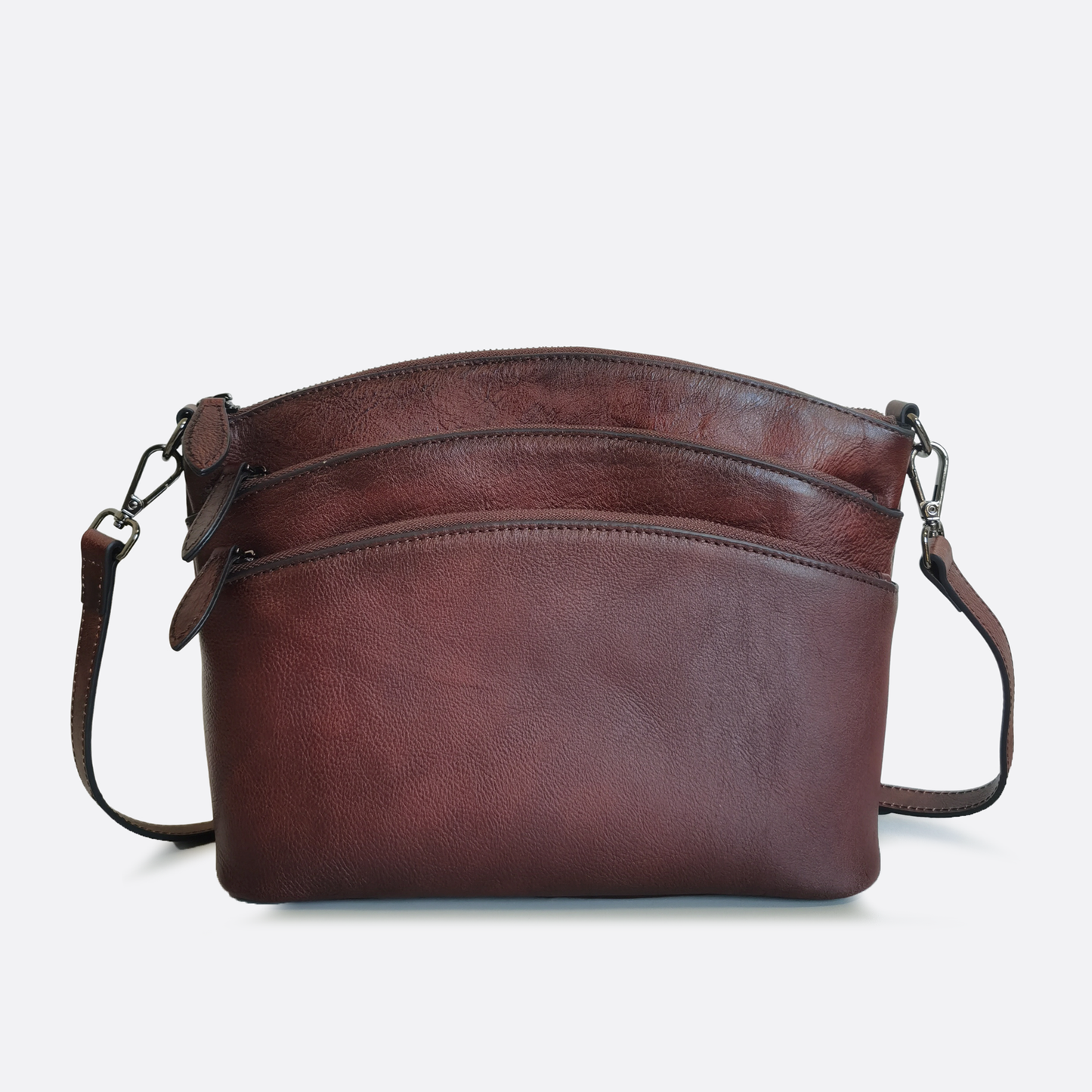 Women's genuine cowhide leather handbag Hayden V3 design