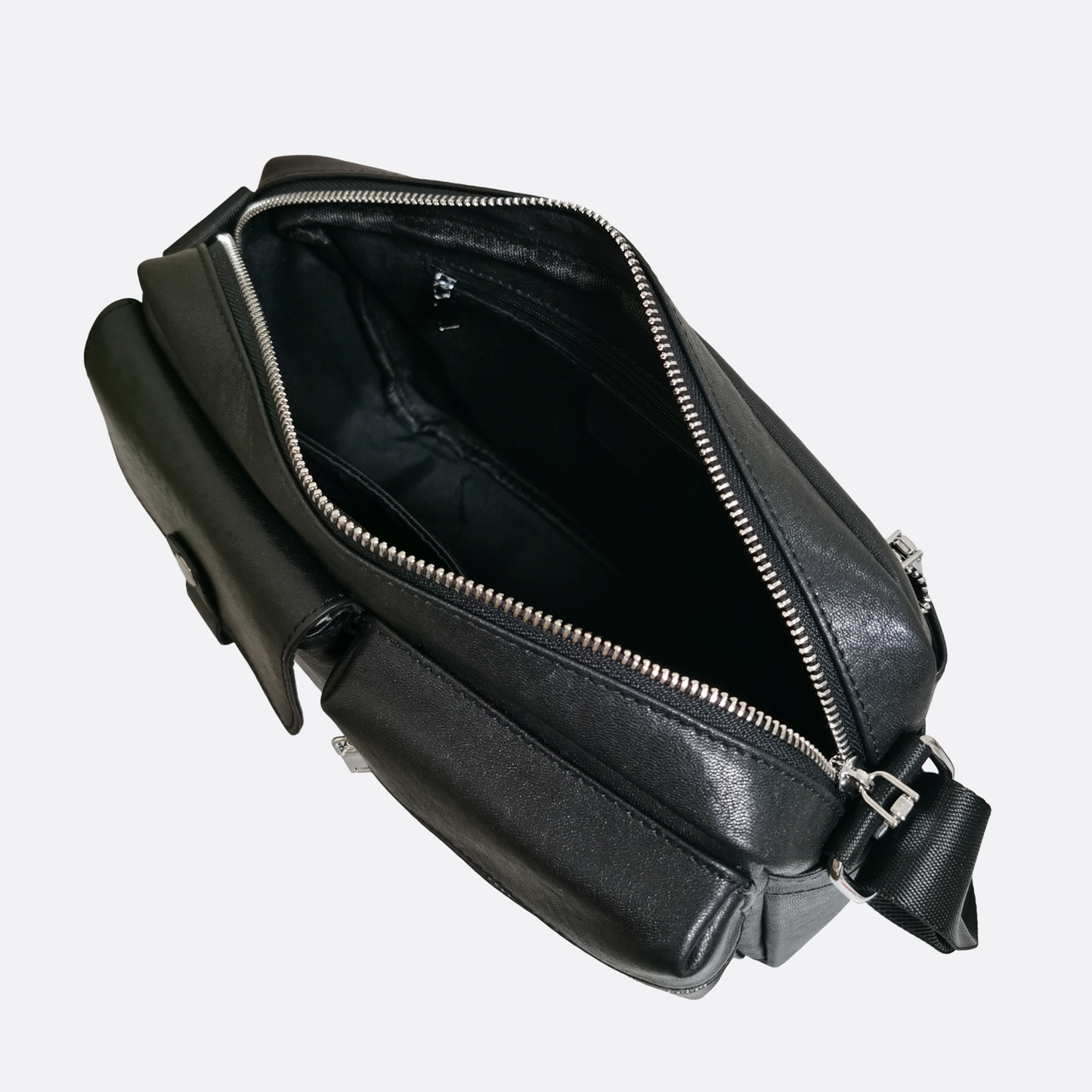 Davel V3 design unisex genuine cowhide leather sling bag