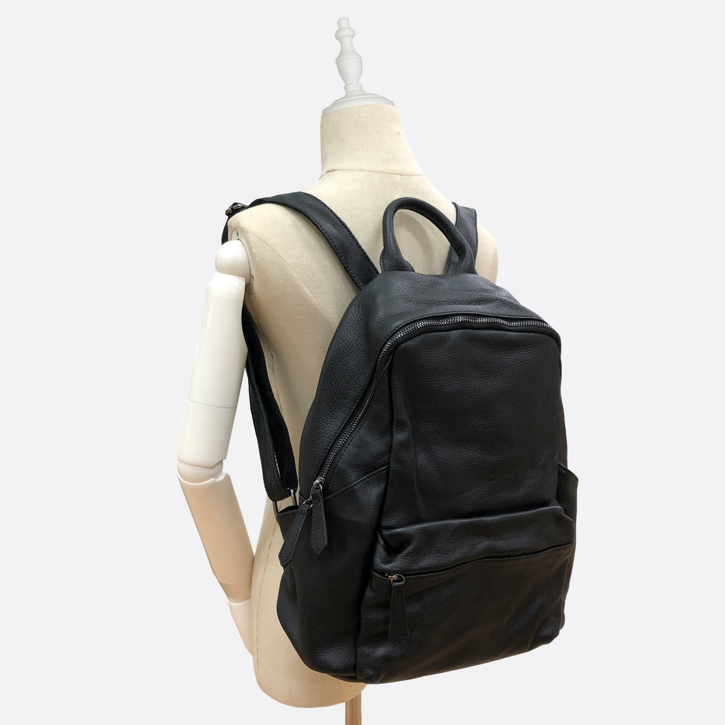 Unisex cowhide leather backpack V2