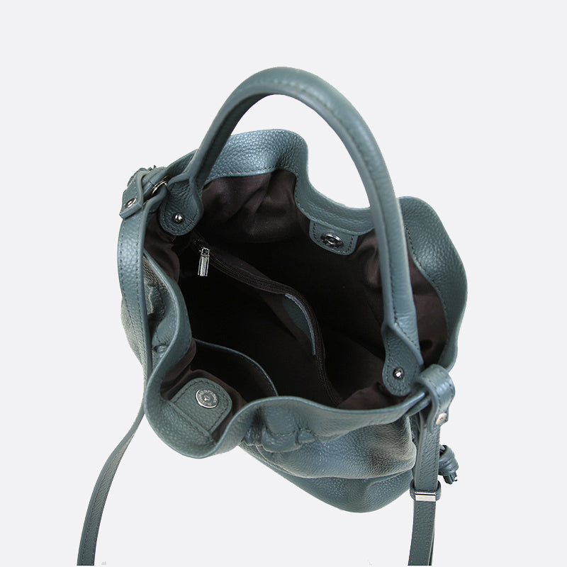 Women's genuine cowhide leather handbag Fuku V2 design