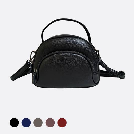 Women's genuine cowhide leather handbag Bacco design