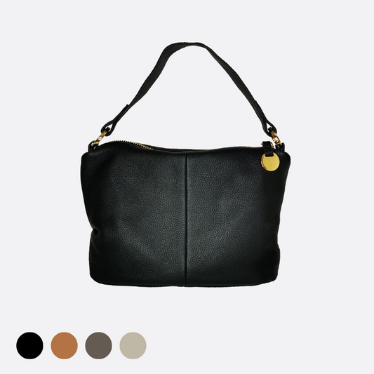 Women's genuine cowhide leather handbag Carly design