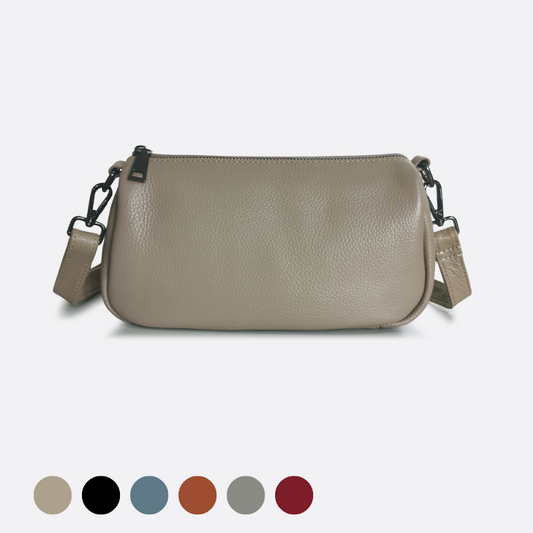 Women's genuine cowhide leather handbag Carly V2 design