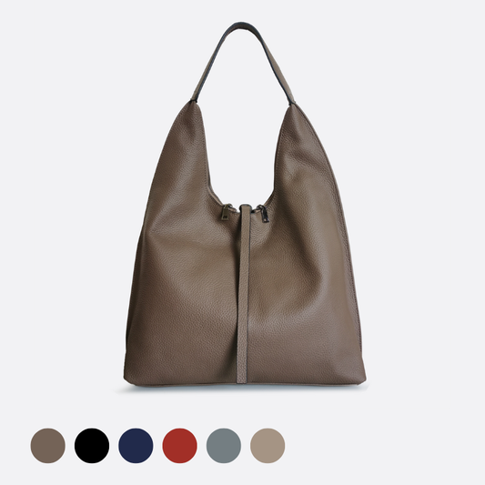 Women's genuine cowhide leather Hobo handbag Dilla design
