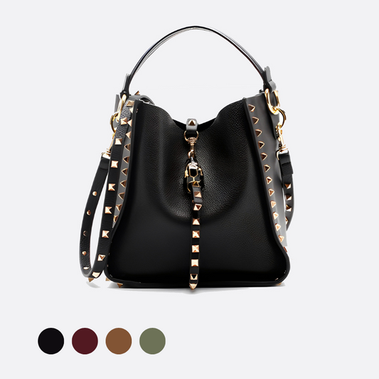 Women's genuine cowhide leather handbag Gloria design