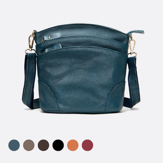 Women's genuine cowhide leather handbag Hayden design