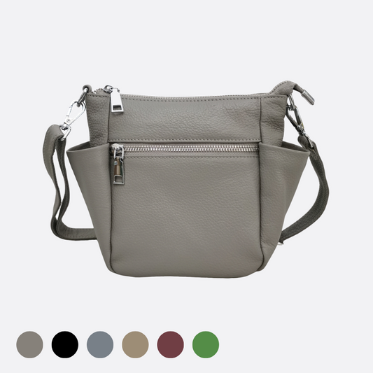 Women's genuine cowhide leather handbag Hayden V2 design