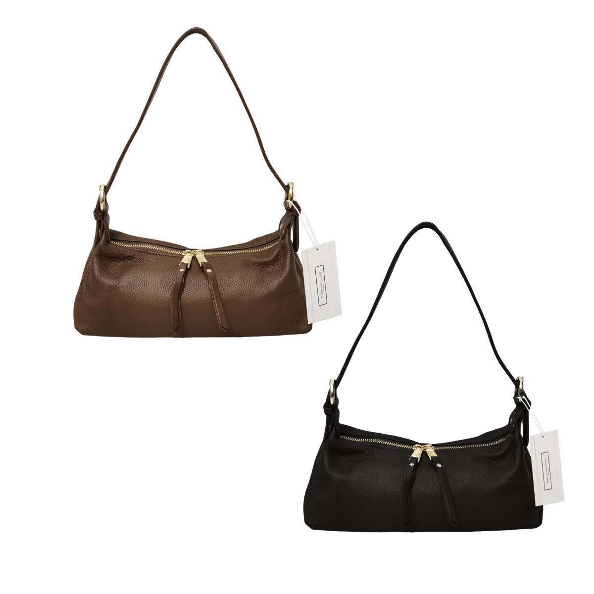 Women's genuine cowhide leather handbag Ingot design by Tomorrow Closet