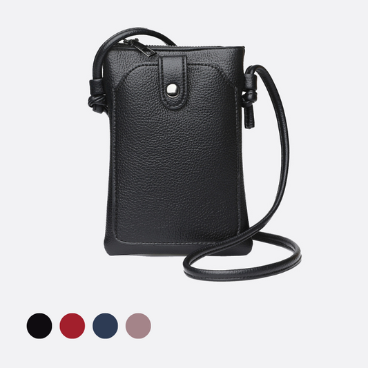 Women's genuine cowhide leather handphone bag Mirren Pouch design