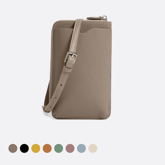 Women's genuine cowhide leather handphone wallet bag Mirren design