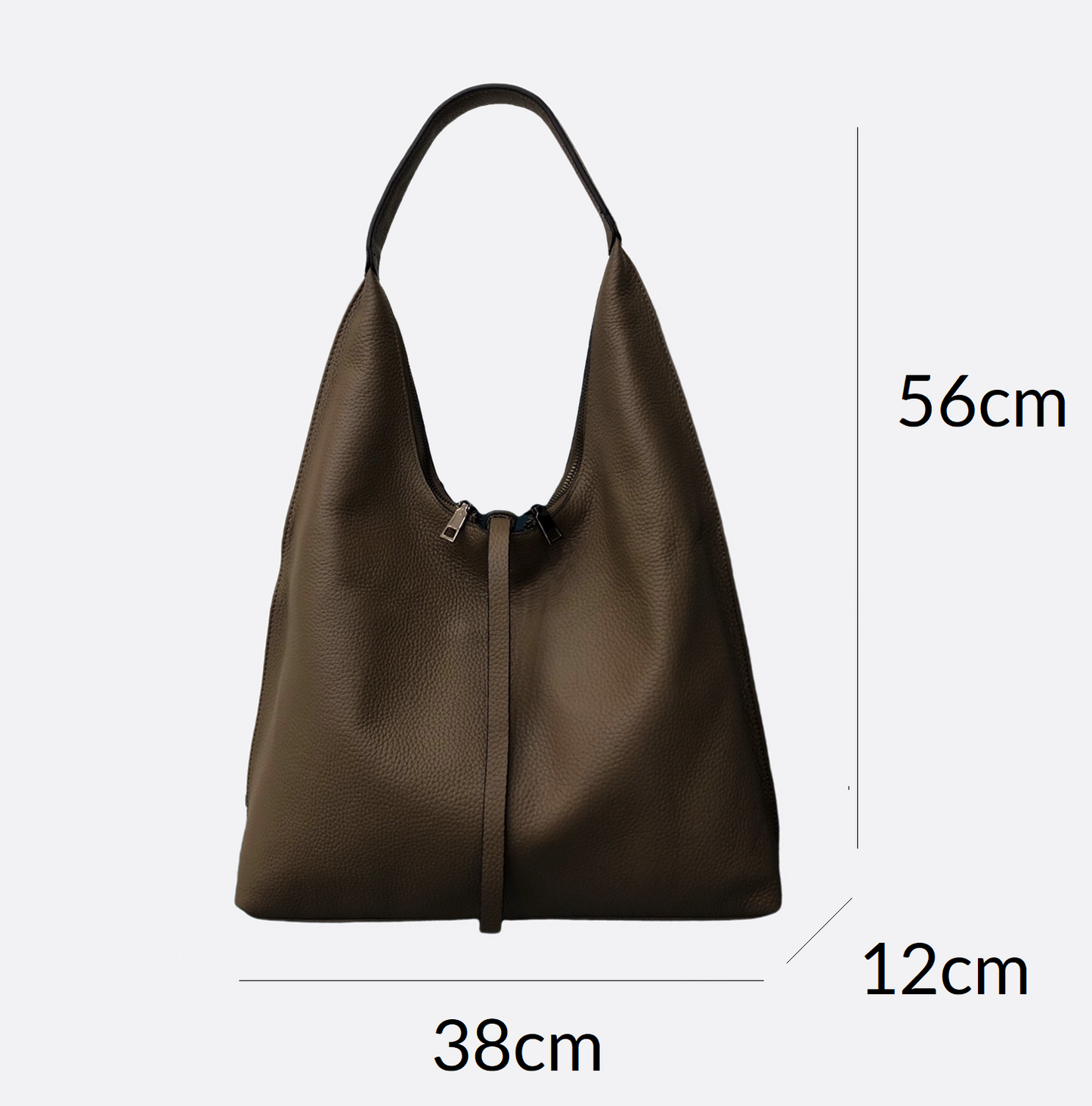 Women's genuine cowhide leather Hobo handbag Dilla design
