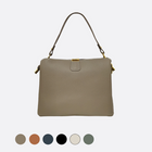 Women's cowhide leather handbag Mori V2 design with 3 straps