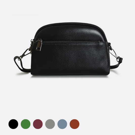 Women's genuine cowhide leather handbag Crescent V2 design