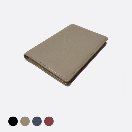 Unisex leather passport holder travel pouch