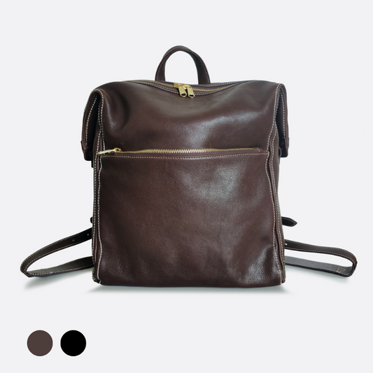 Women's genuine cowhide leather backpack Reza V2 design