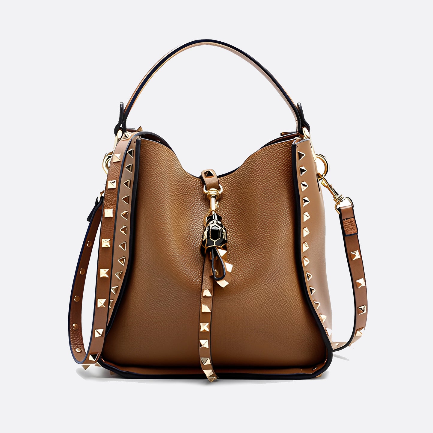 Women's genuine cowhide leather handbag Gloria design