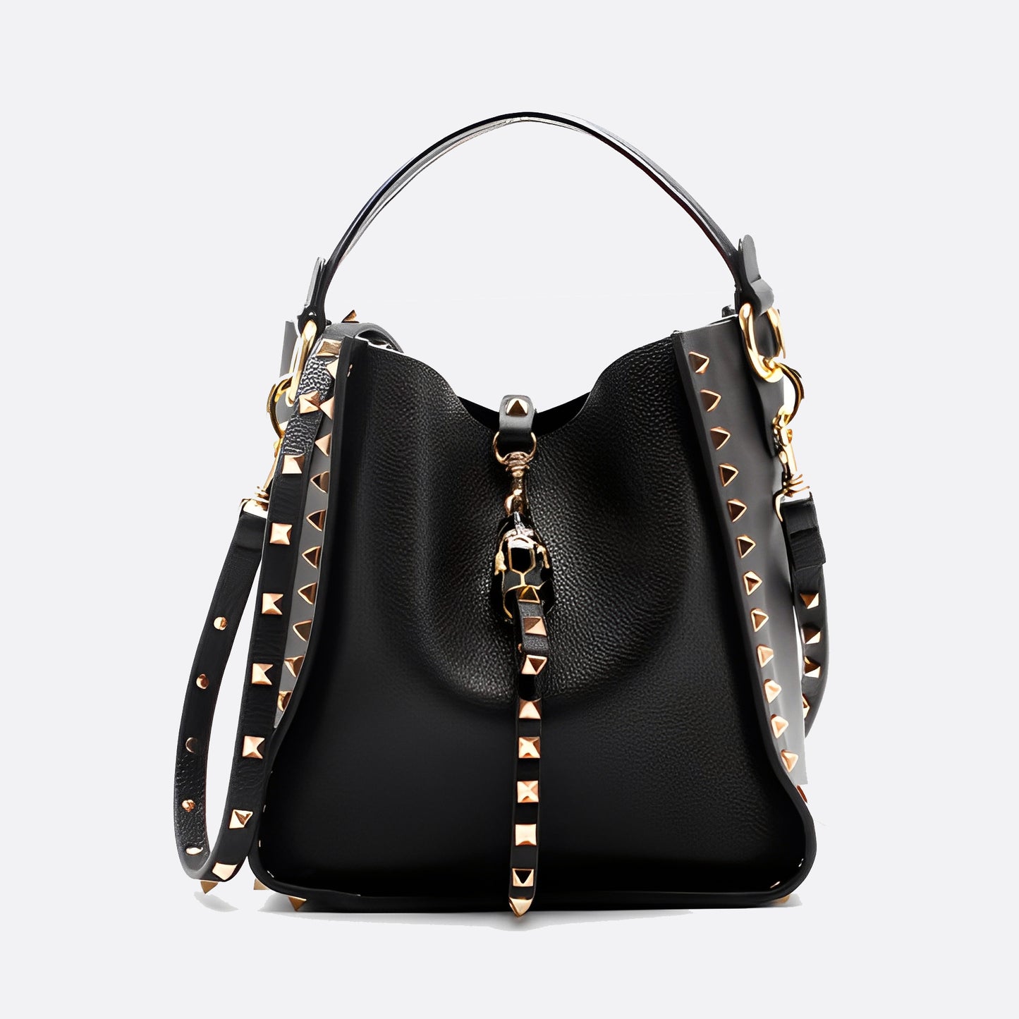 Women's genuine cowhide leather handbag Gloria design