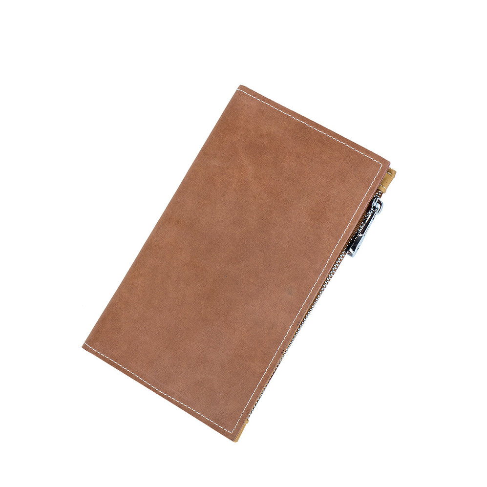 Unisex leather passport/card holder/wallet travel pouch