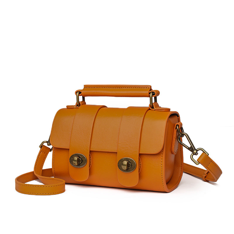 Women's genuine cowhide leather handbag Torba mini design by Tomorrow Closet