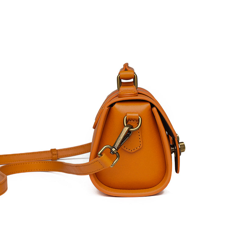Women's genuine cowhide leather handbag Torba mini design by Tomorrow Closet