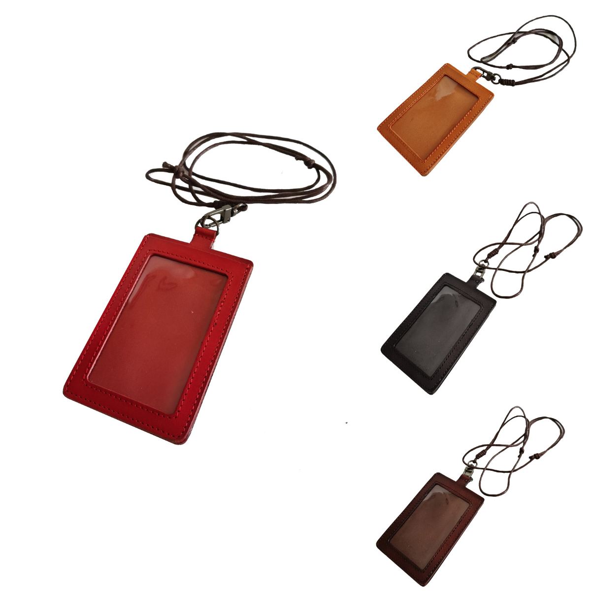 Unisex genuine cowhide leather lanyard by Tomorrow Closet