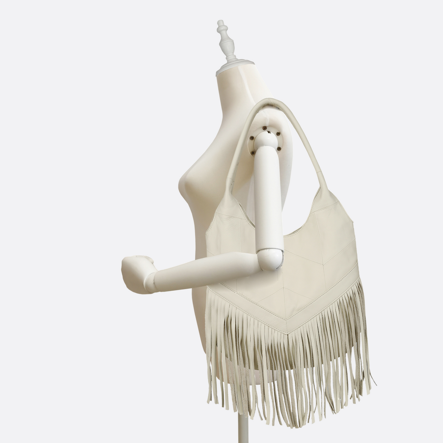 Women's genuine cowhide leather hobo bag Tassel Dilla design