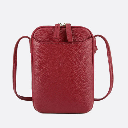 Women's genuine cowhide leather handphone bag Mirren Pouch V2 design