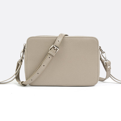 Women's genuine cowhide leather handbag Murca design with pouch