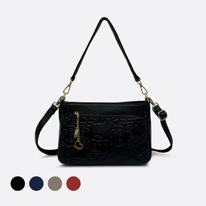 Women's genuine cowhide leather handbag Sternite Floral V2 design