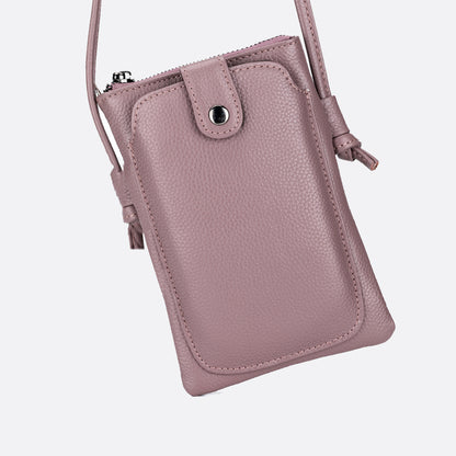 Women's genuine cowhide leather handphone bag Mirren Pouch design