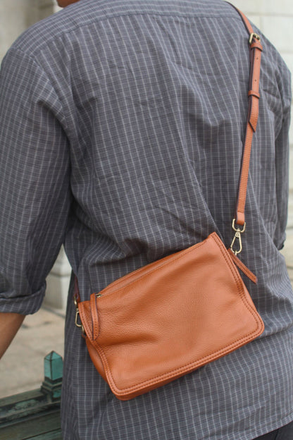Women's genuine cowhide leather handbag Vivien V2 design