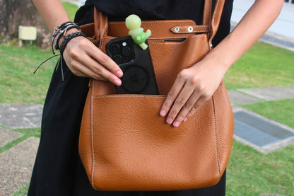 Women's genuine cowhide leather handbag Basket Lock V2 design