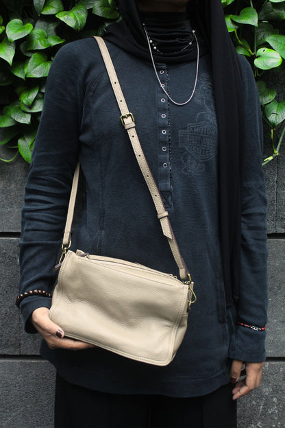 Women's genuine cowhide leather handbag Vivien V2 design