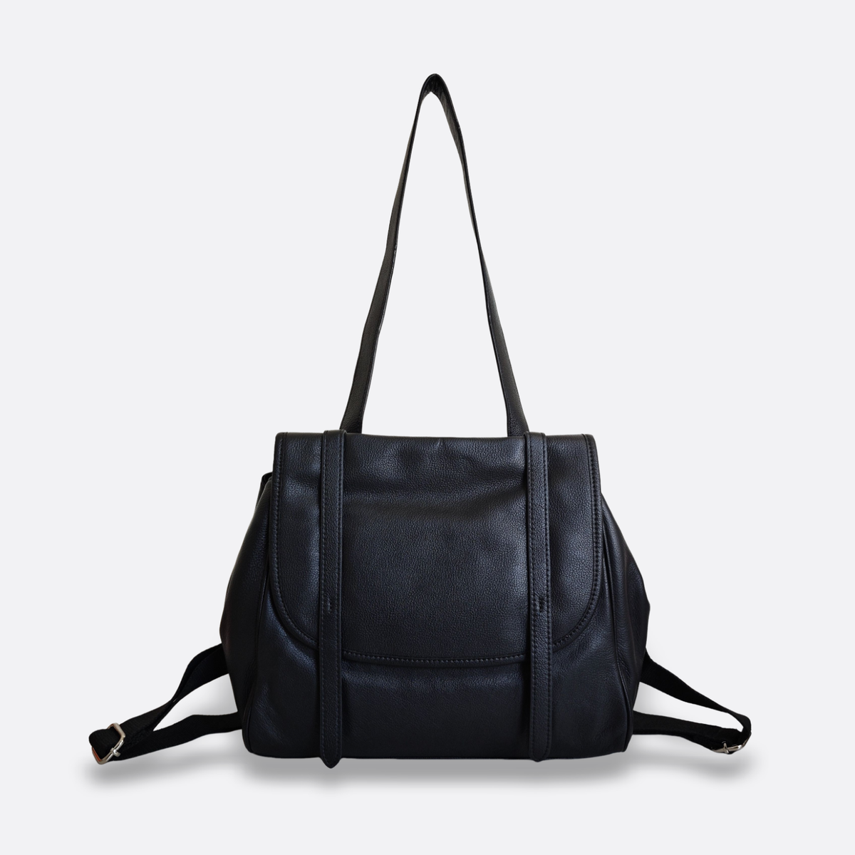 Women's genuine cowhide leather 2 way handbag/backpack Ingrid design