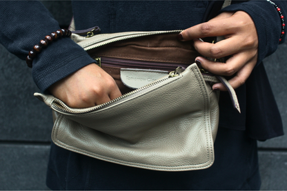 Women's genuine cowhide leather handbag Vivien V2 design