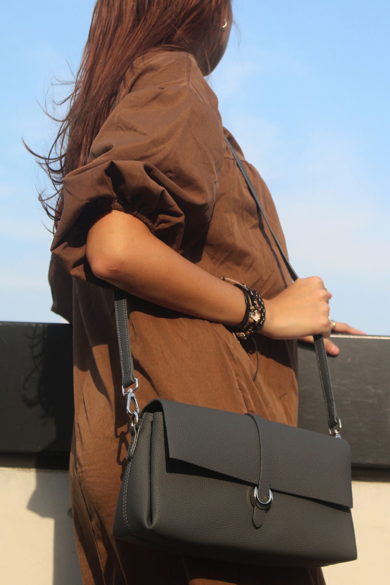 Women's genuine cowhide leather handbag Sternite V4 design