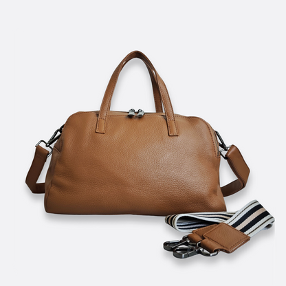 Women's genuine cowhide leather handbag Demi V3 design