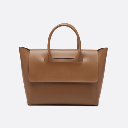 Women's genuine cowhide leather handbag nodel design