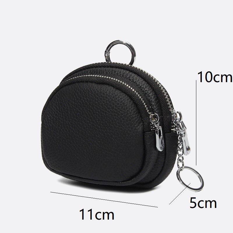 Women's genuine cowhide leather pouch Bacco design
