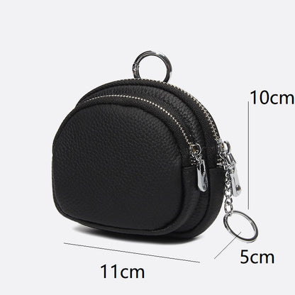 Women's genuine cowhide leather pouch Bacco design