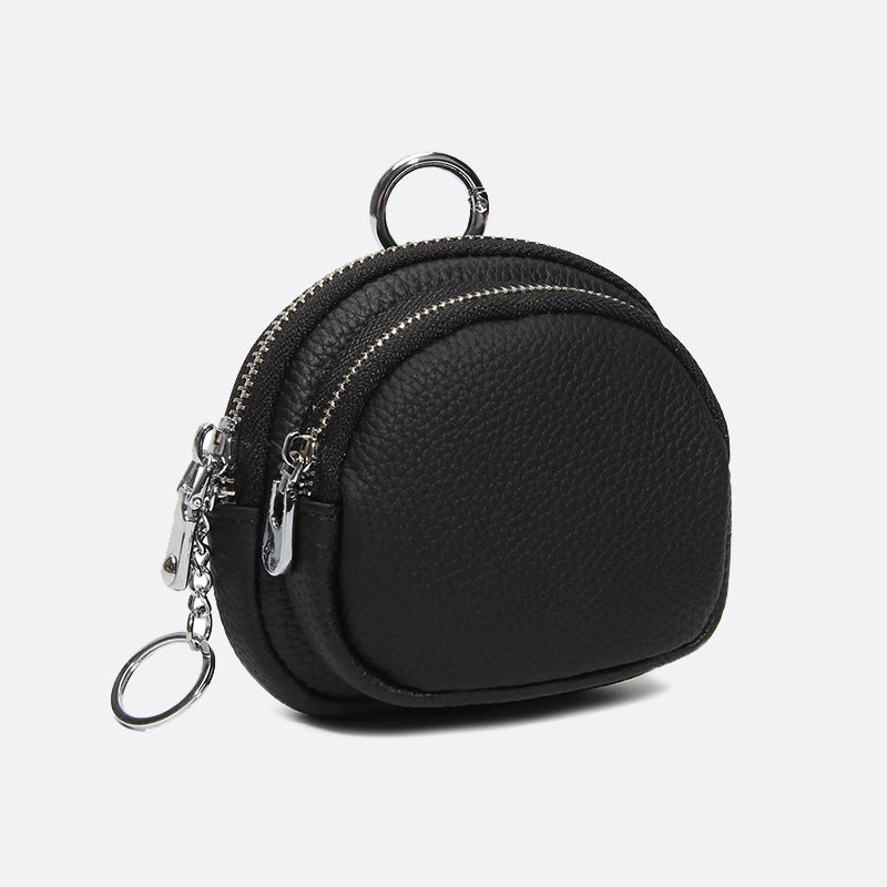 Women's genuine cowhide leather pouch Bacco design