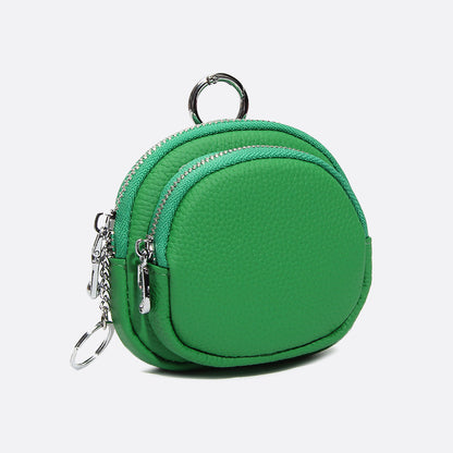 Women's genuine cowhide leather pouch Bacco design