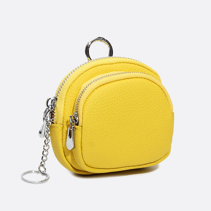 Women's genuine cowhide leather pouch Bacco design