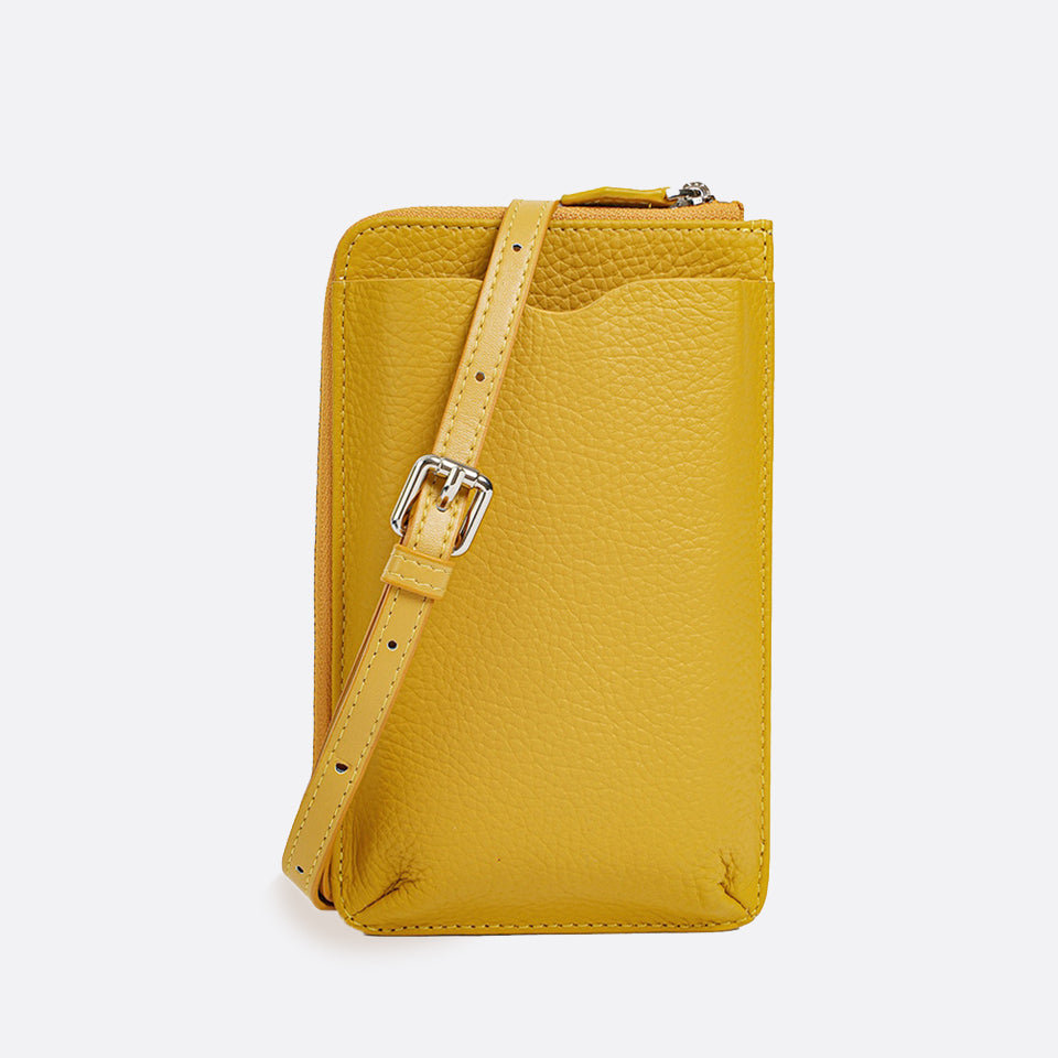 Women's genuine cowhide leather handphone wallet bag Mirren design