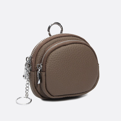 Women's genuine cowhide leather pouch Bacco design